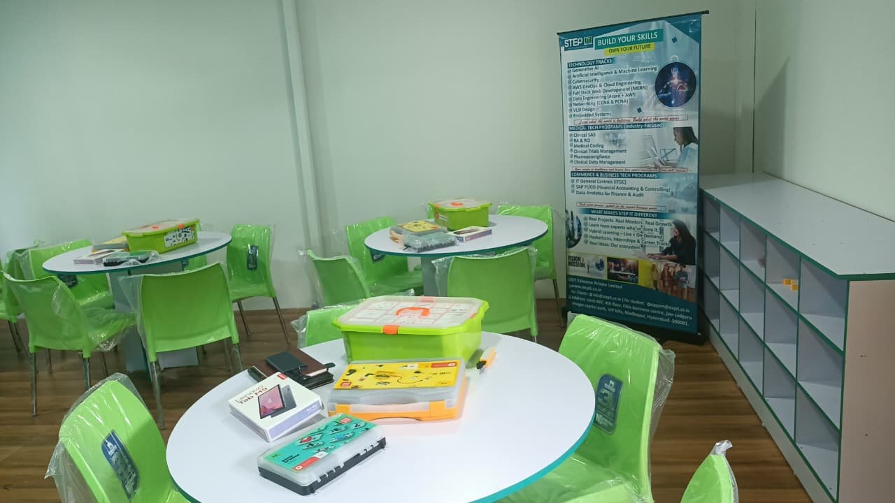 STEP IT robotics lab interior
