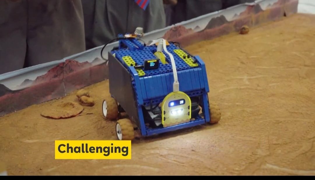 STEM robotics session