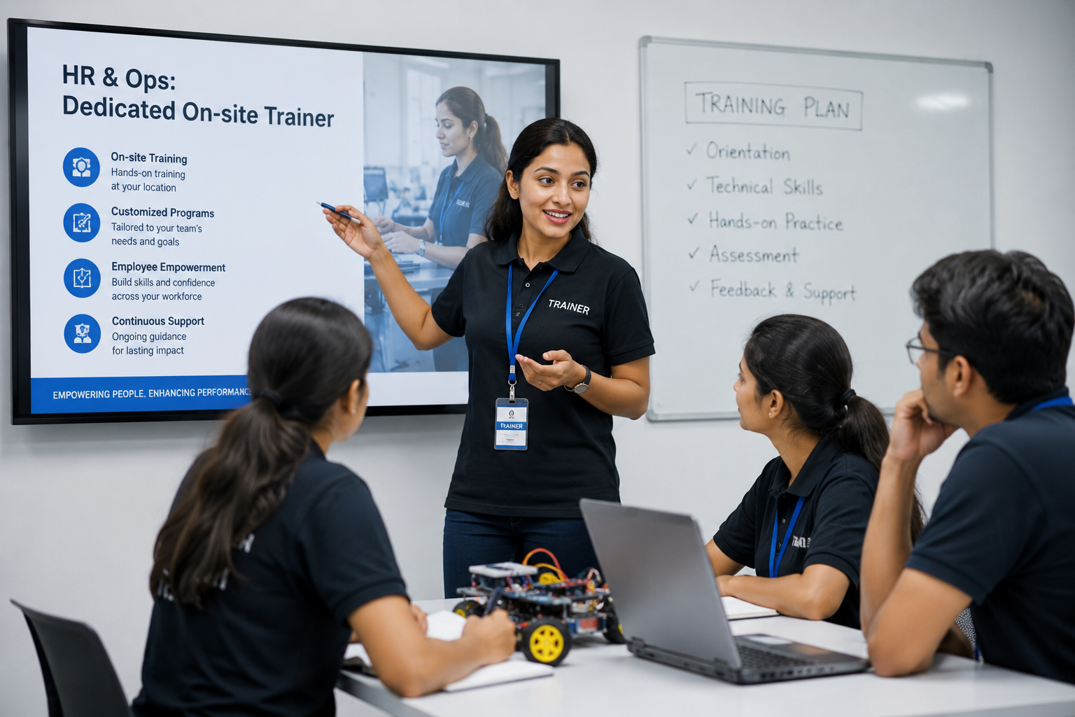 On-site trainer
