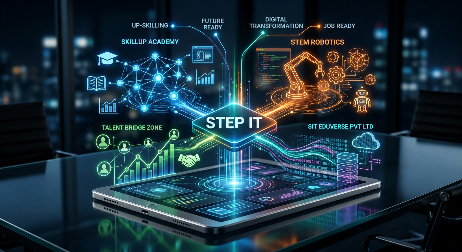 STEP IT Programs — courses across Technology, Commerce and Medical streams