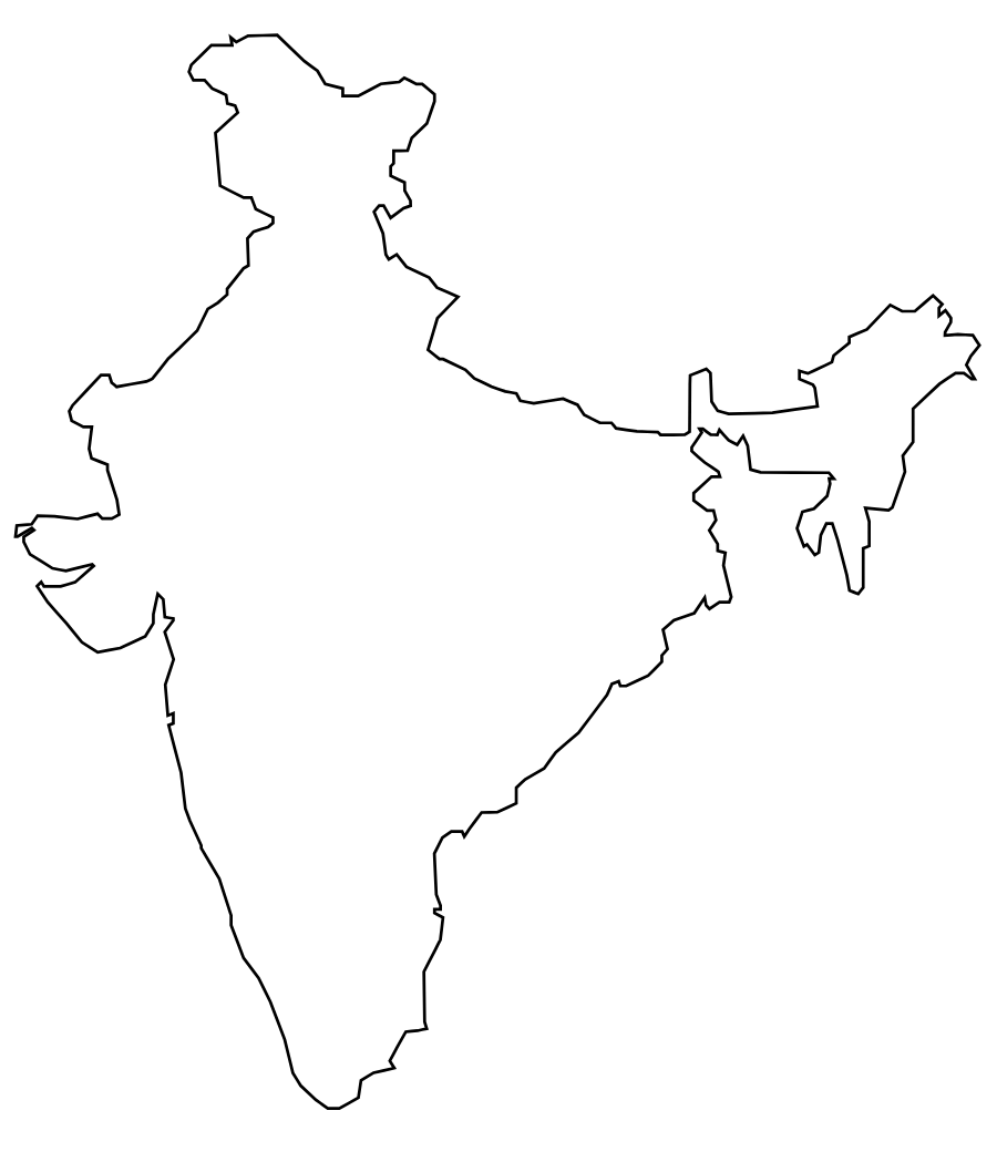 India map showing STEP IT school network states